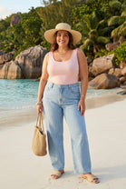 PLUS SIZE BASIC VEST