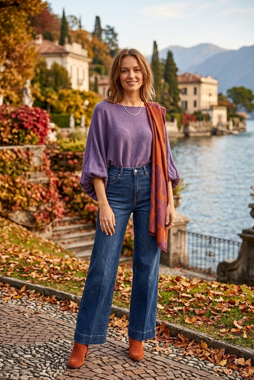 OVERSIZED ADJUSTABLE BUBBLE SLEEVE FINE KNIT JUMPER