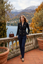 GOLD BUTTON KNIT JACKET