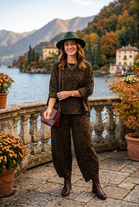 LEOPARD PRINT BARREL LEG SCUBA SET