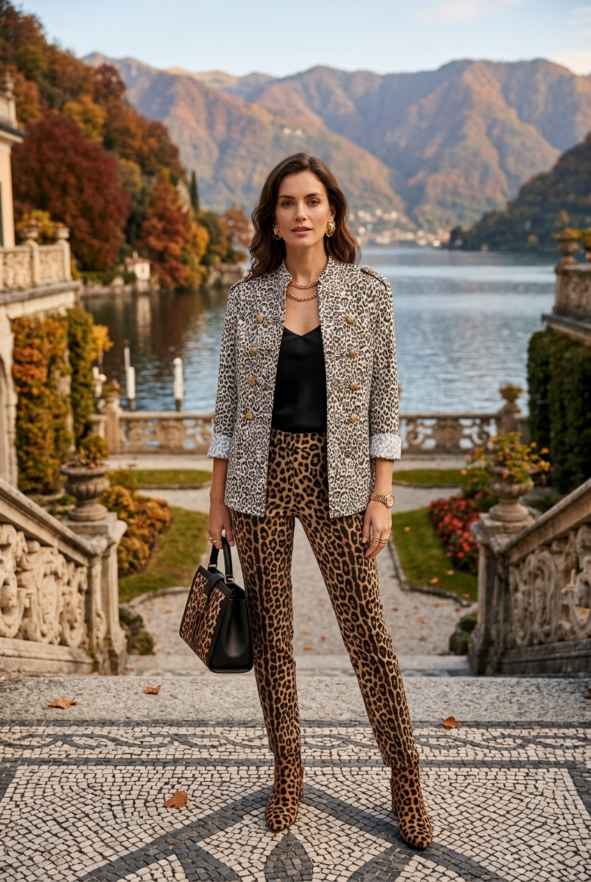 LEOPARD MILITARY LIGHT WEIGHT JACKET