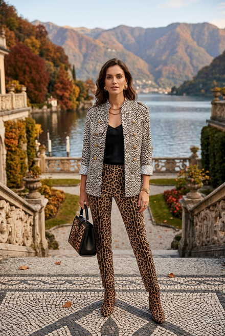 LEOPARD MILITARY LIGHT WEIGHT JACKET