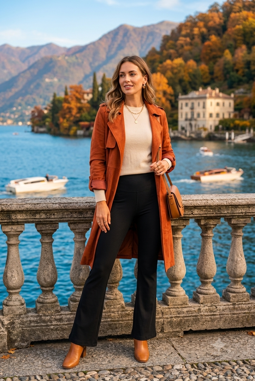 RIB FLARE LEGGINGS