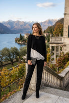 LACE EMBROIDERY VEST 2 IN 1 JUMPER