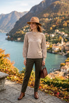 LACE TRIM JUMPER