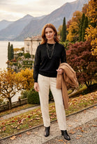 LACE TRIM JUMPER