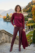 LACE TRIM JUMPER