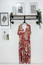 PRINTED V-NECK MAXI (Copy) (15171976954240)