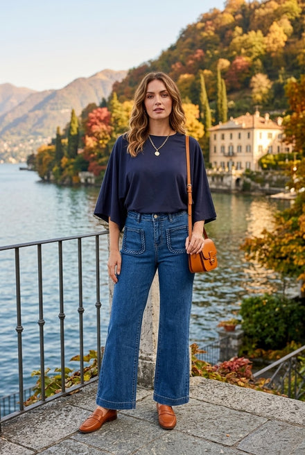 ROPE POCKET DENIM JEANS