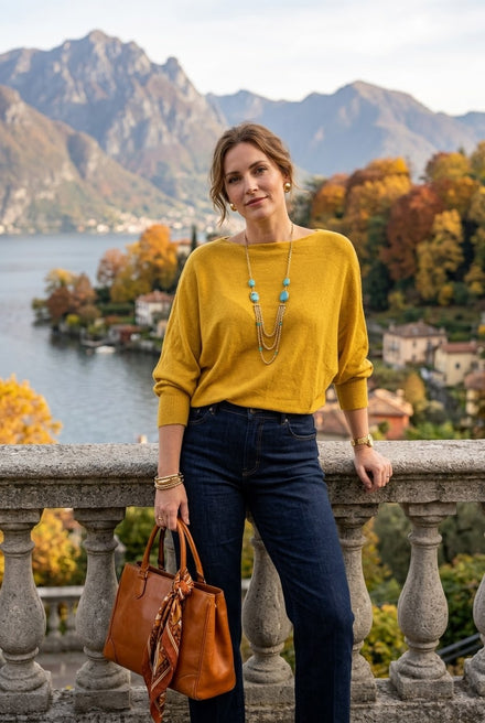 ALEXA BATWING OVERSIZED JUMPER