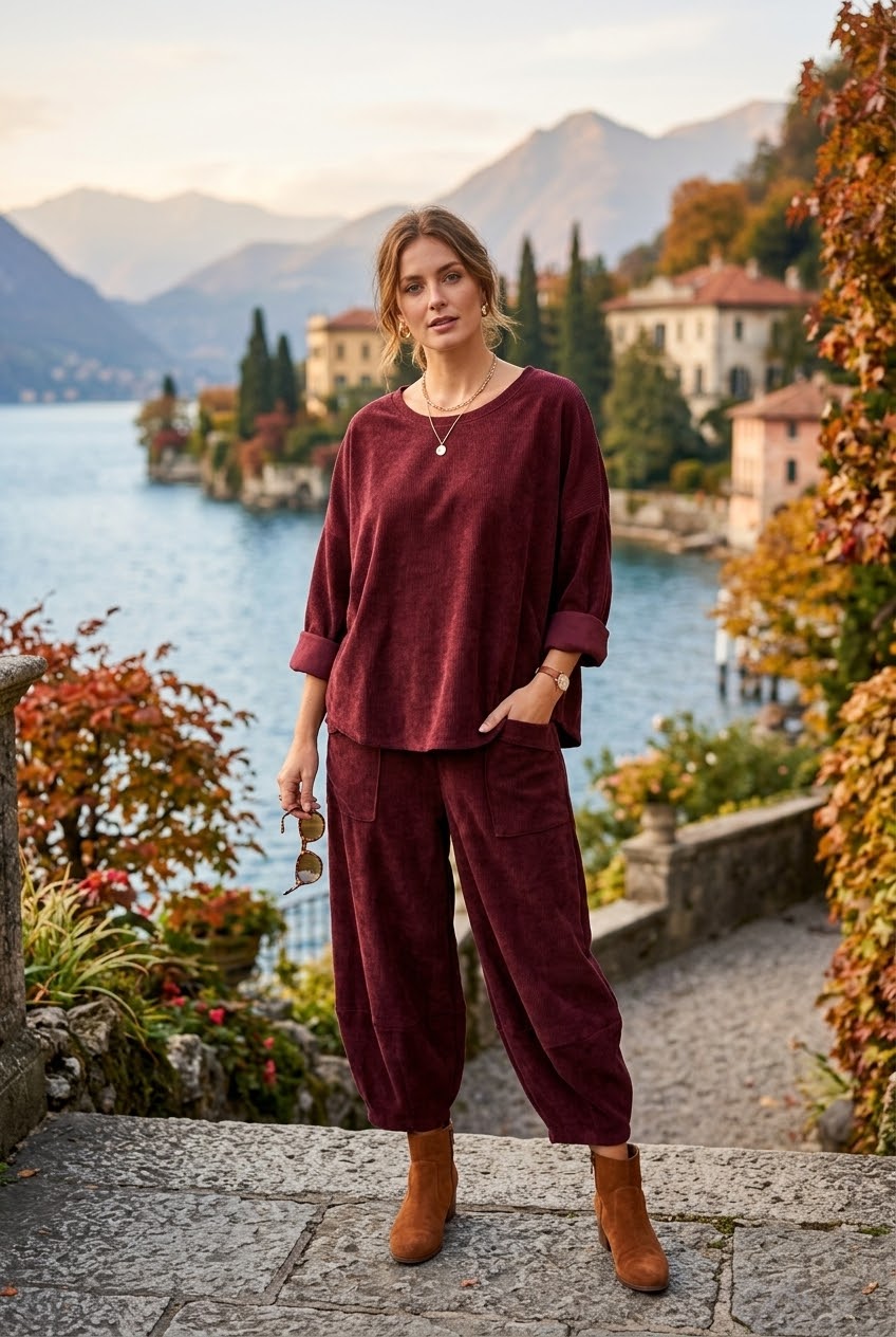 TEXTURED  SOFT FEEL LOUNGE SET