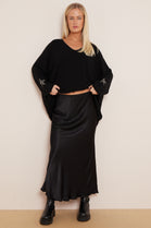 ALEXIA SATIN SKIRT (8131514532088)
