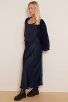 ALEXIA SATIN SKIRT (8131514237176)