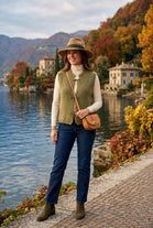 TOGGLE-FRONT SOFT KNIT VEST
