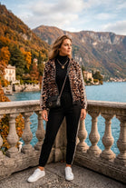 LEOPARD ZIP-UP TRACK JACKET