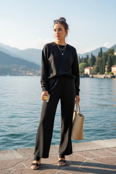 SHOULDER PADDED LOUNGE SET
