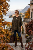 OVERSIZED LEOPARD PRINT SWEATSHIRT