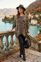OVERSIZED LEOPARD PRINT SWEATSHIRT