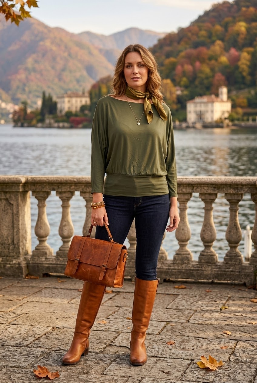 JERSEY BATWING LONG SLEEVE TOP