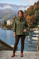 HOODED LINED LIGHT WEIGHT RAIN JACKET