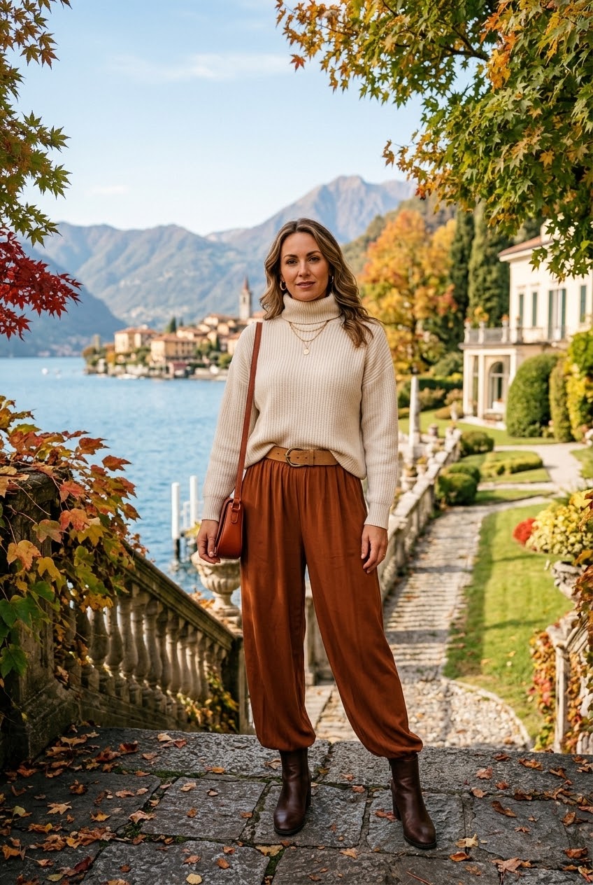 JERSEY ELASTICATED HAREM TROUSER