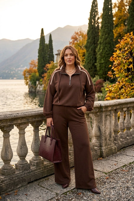 HALF ZIP LOUNGE SET