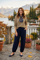 JERSEY ELASTICATED HAREM TROUSER
