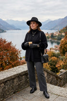 ZIP-UP JACKET WITH FURR CUFFS