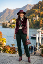 FAUX FUR WAISTCOAT