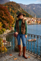 FAUX FUR WAISTCOAT