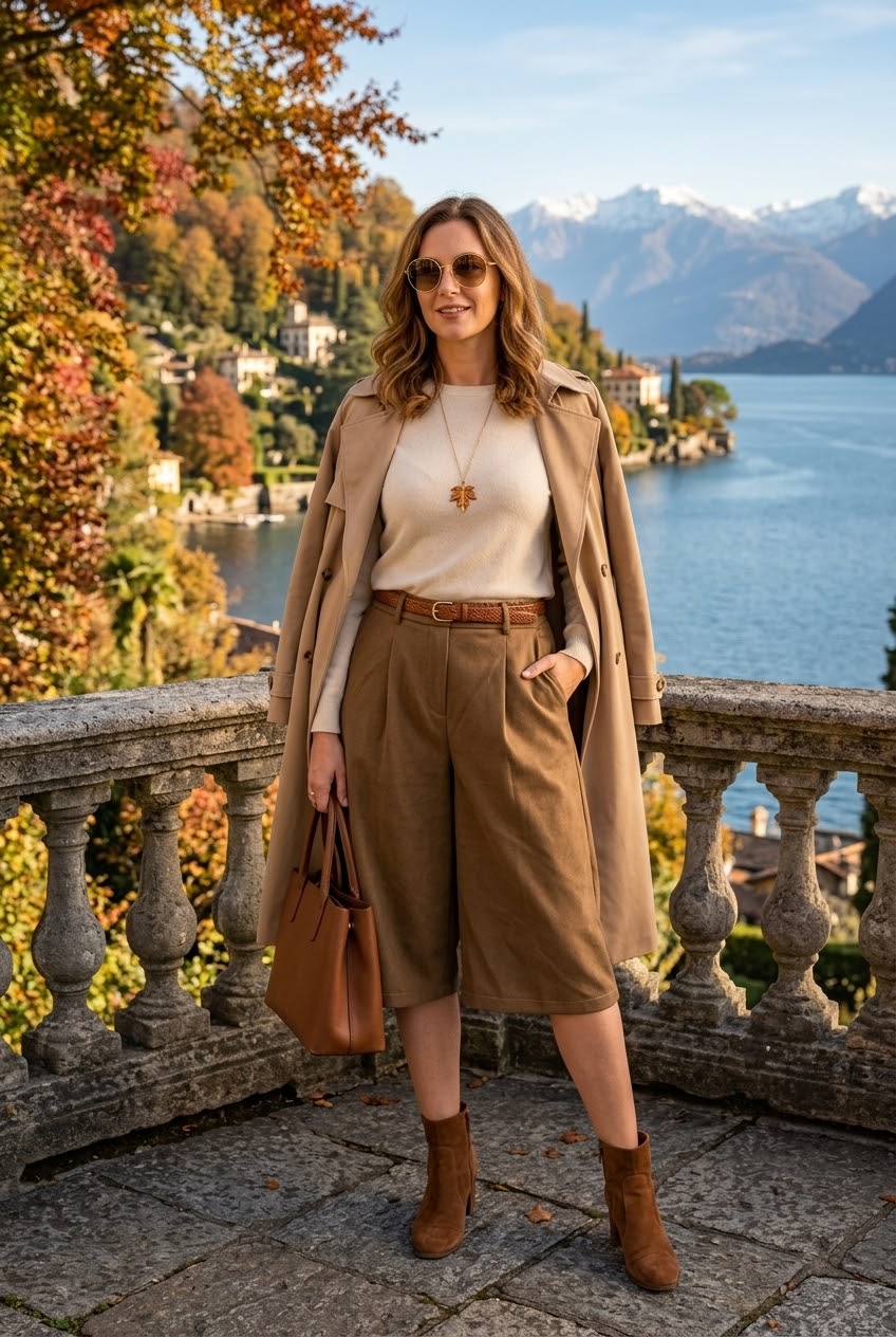 SUEDE BERMUDA SHORTS