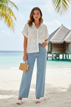 EMBROIDERY 3D FLORAL SHIRT