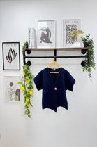 ASYMMETRIC GOLD BUTTON KNITTED TOP (15216880288128)