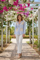 CROCHET FRONT DETAIL SHIRT