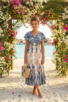 PAISLEY BUTTON DETAIL MAXI(MIXED COLOUR PACK)