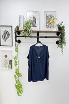 DETAIL SHELL BUTTON OVERSIZED BLOUSE (15224974770560)