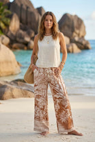 PALM TREE PRINT TROUSER(MIXED COLOUR PACK)