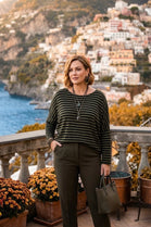STRIPE LONG SLEEVE TOP