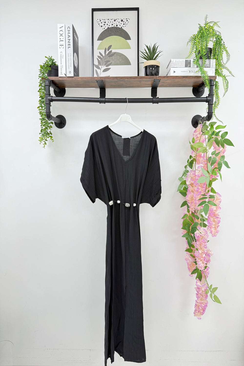 BEADS BELTED CAPSLEEVE MAXI (15229556162944)