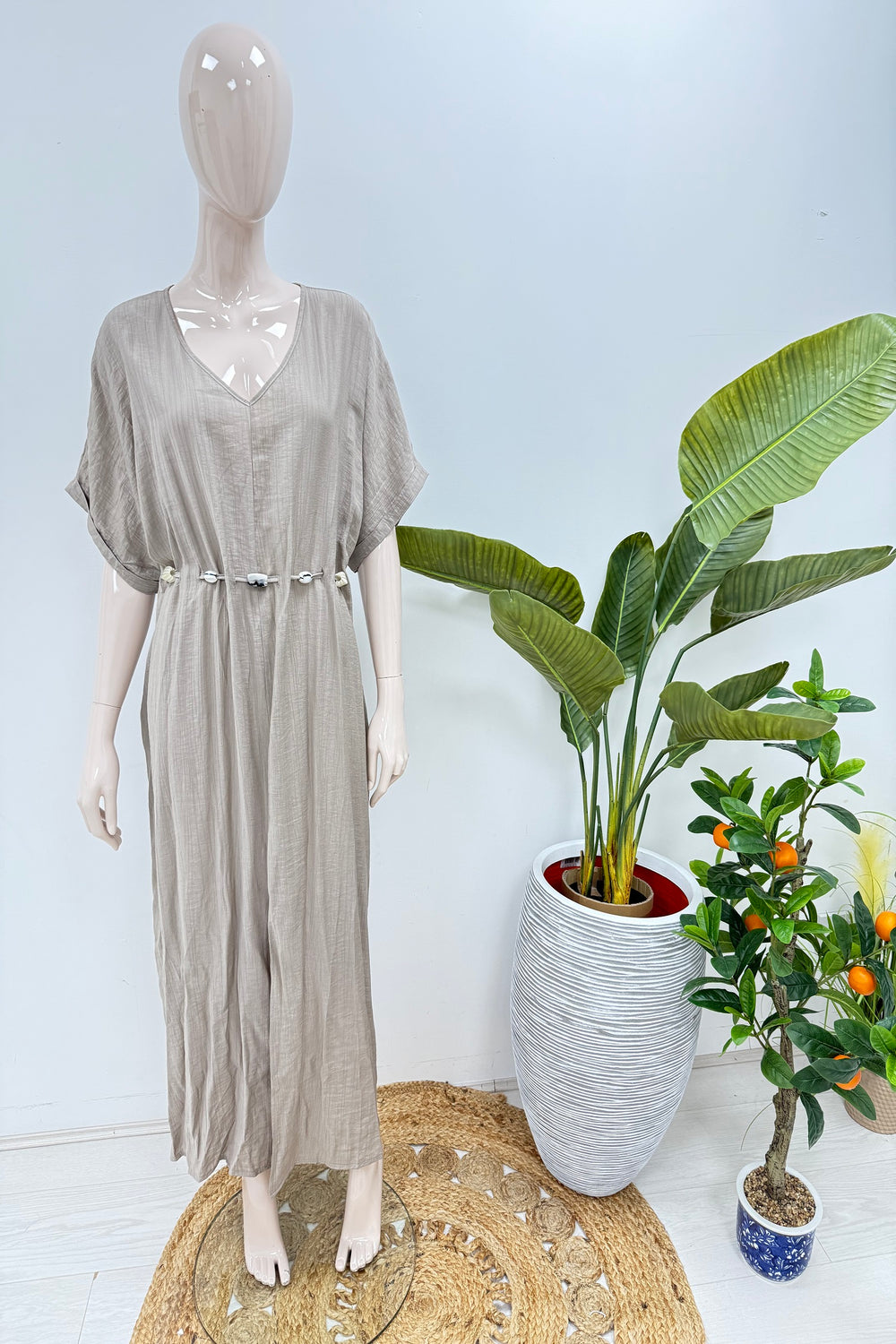 BEADS BELTED CAPSLEEVE MAXI (15229557703040)