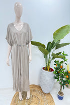 BEADS BELTED CAPSLEEVE MAXI (15229557703040)