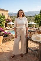 TEXTURED WIDE LEG TROUSER (MIXED COLOUR PACK)