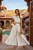 HIGH WAISTED FLARE TROUSER