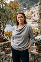 DRAPE NECK DETAIL JUMPER