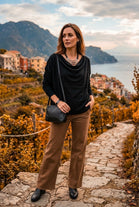 DRAPE NECK DETAIL JUMPER