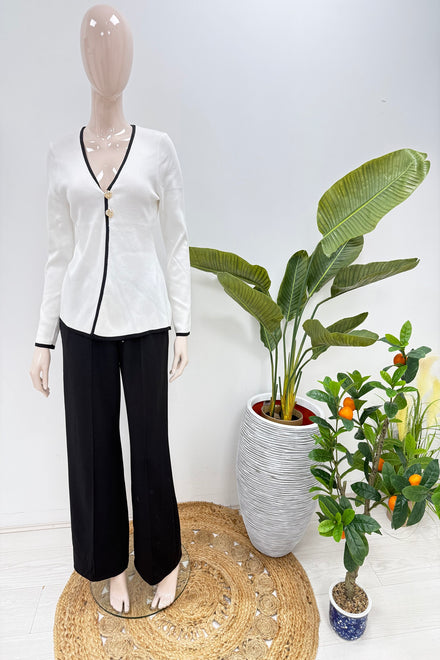 2TONE GOLD BUTTON CARDIGAN (15234988114304)