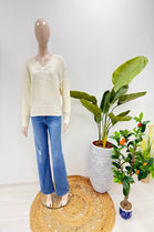 BOW PEARL DETAIL JUMPER (15234970812800)