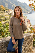 BATWING FRILL JUMPER