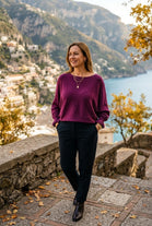 BATWING FRILL JUMPER