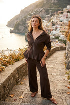 PEPLUM ZIP DETAIL SCUBA SETS